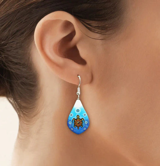 James Jacko Medicine Turtle Gallery Collection Earrings