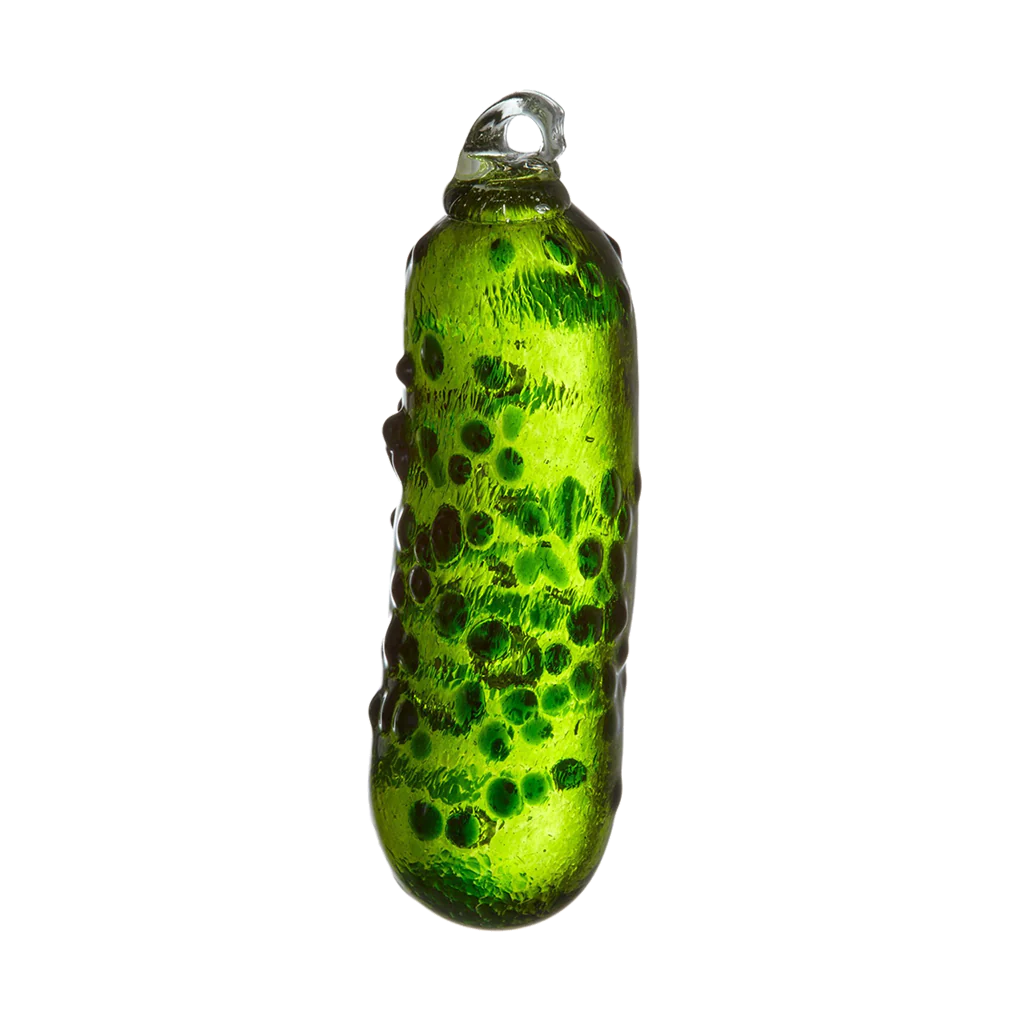 Glass Pickle Ornament