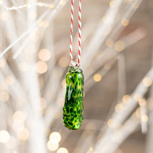 Glass Pickle Ornament