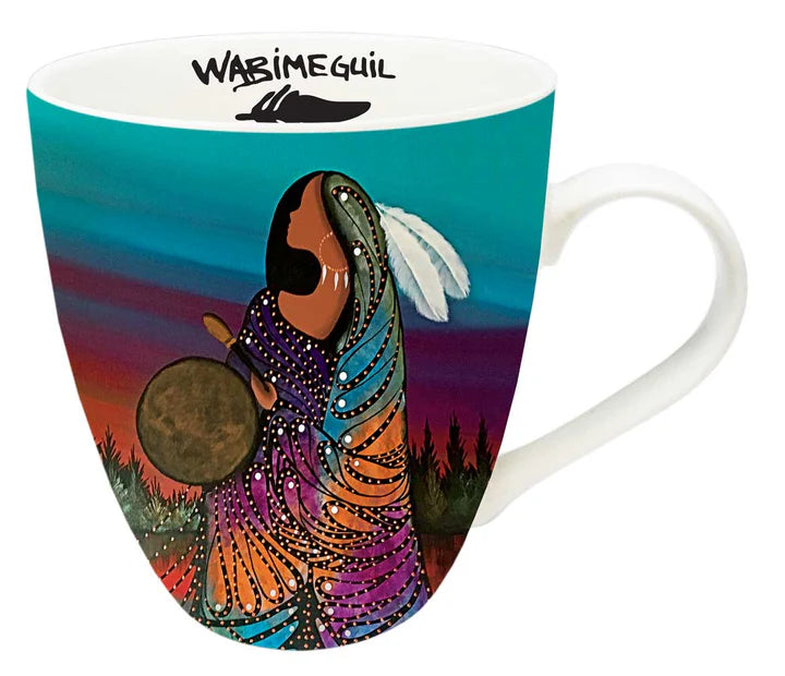 Indigenous mug by artist Betty Albert