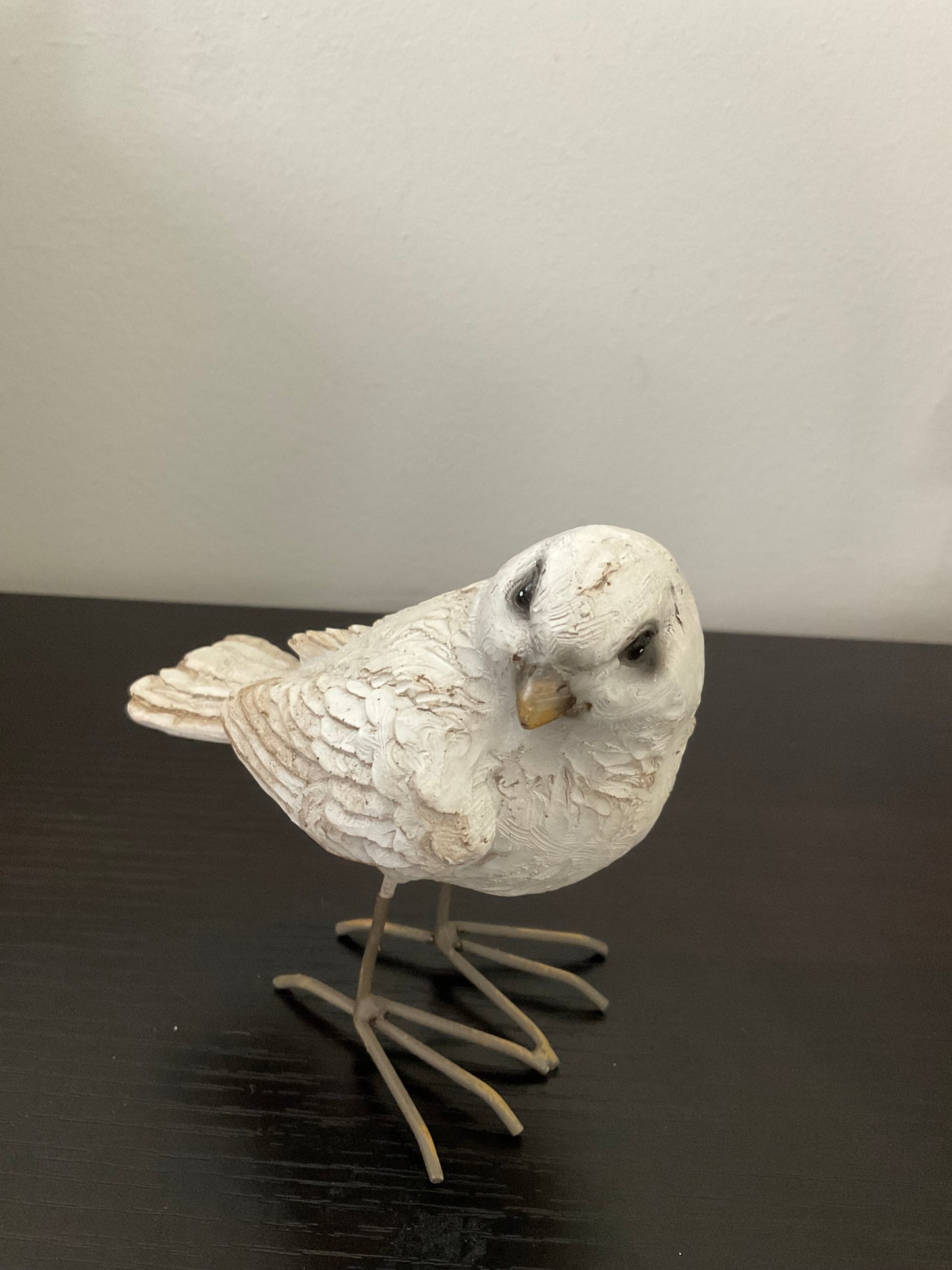 White Standing Bird
