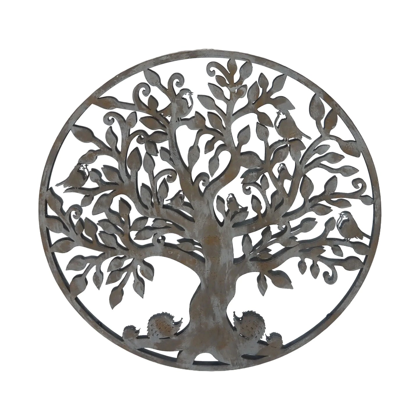 Metal tree of life wall decor