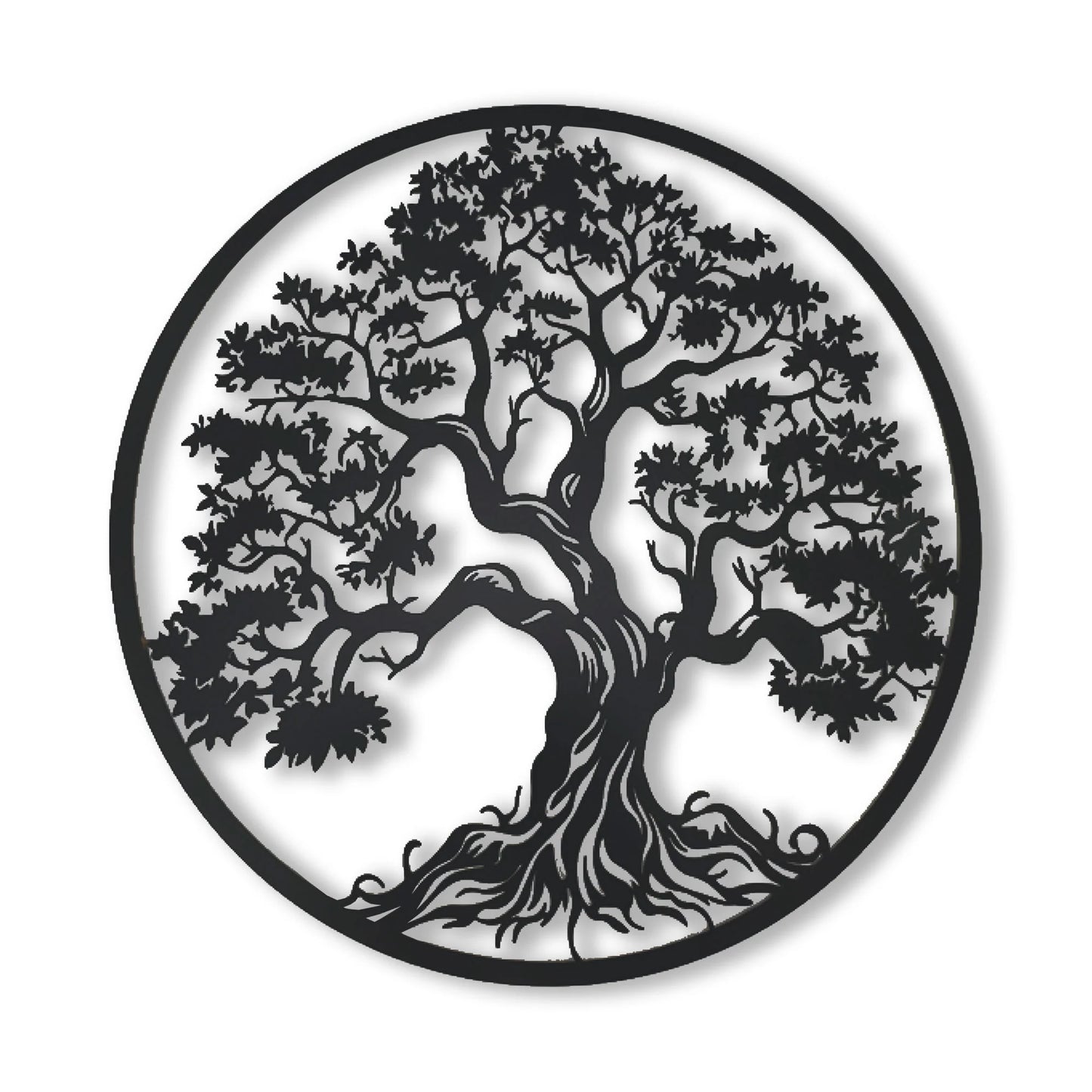 Metal tree wall art