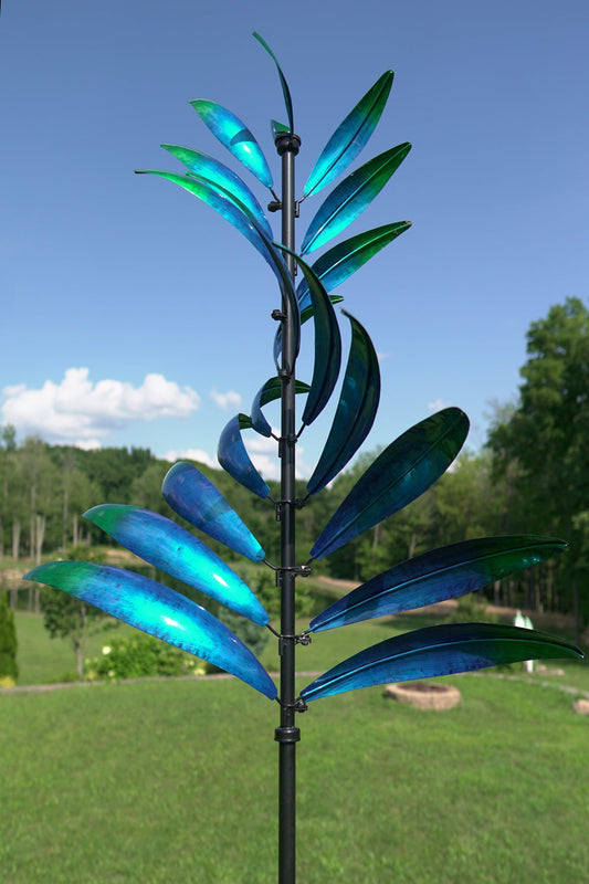 Feather Wind Spinner Blue/Green
