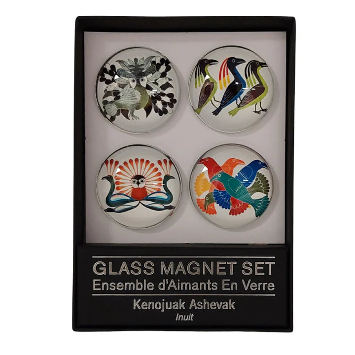 Glass Magnet Set - Artist Kenojuak Ashevak