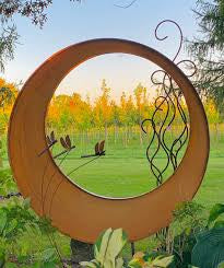 Metal zen circle