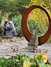 Metal zen circle