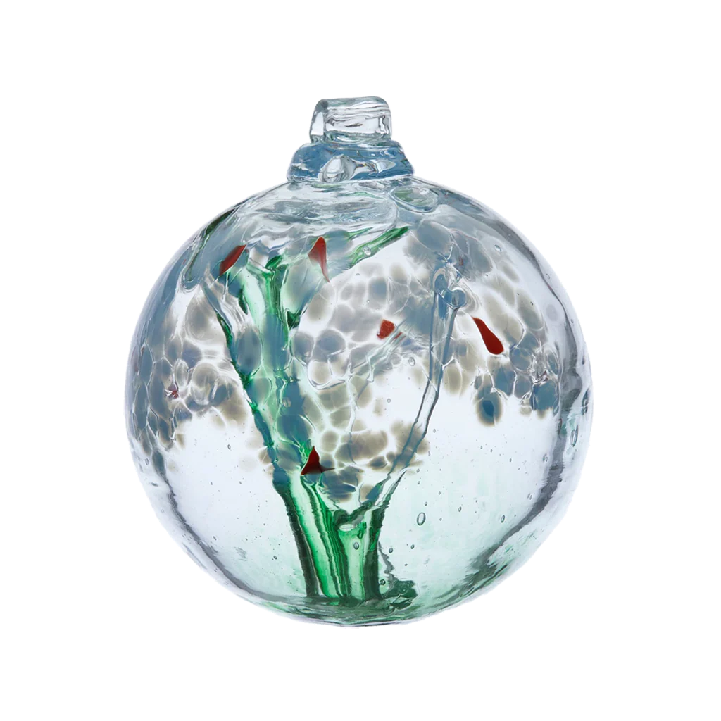 Hand blown glass bal