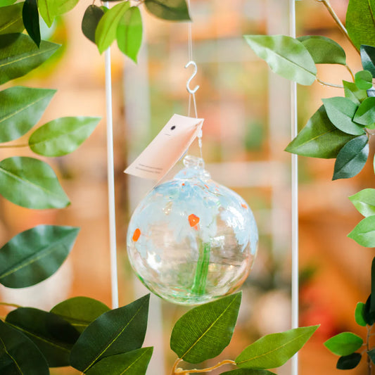 Hand blown glass ball