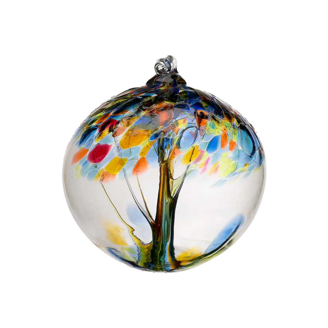 Tree of hope glass orb