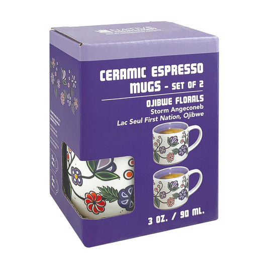 Indigenous espresso mugs