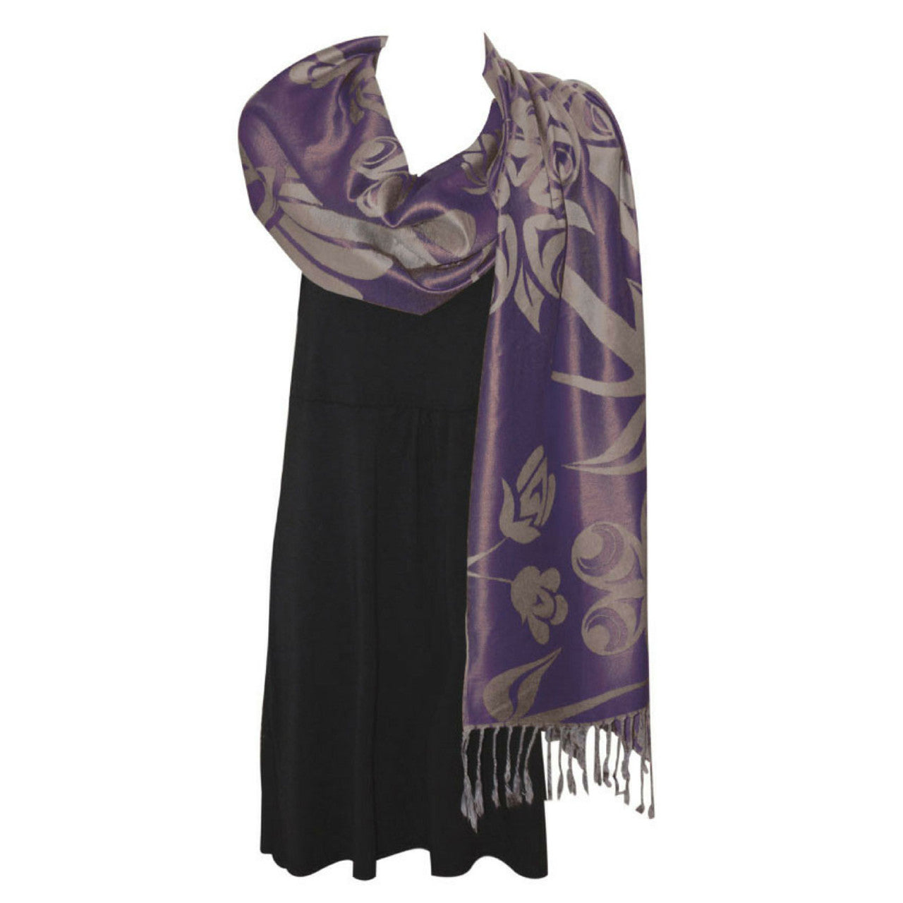 Sacred Shawl - Blossoms & Hummingbirds - Artist Simone Diamond