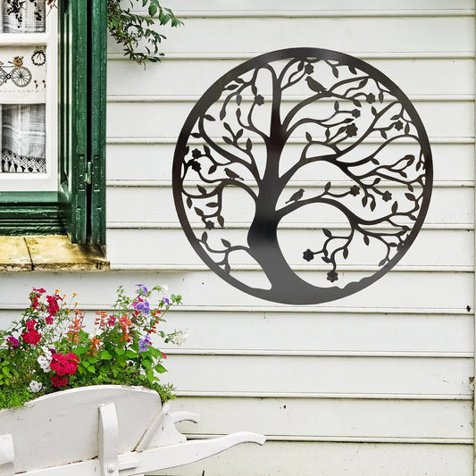 Metal tree of life wall art