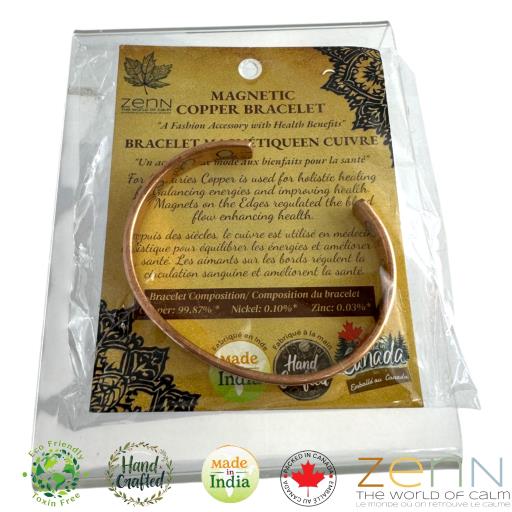 Copper magnetic bracelet