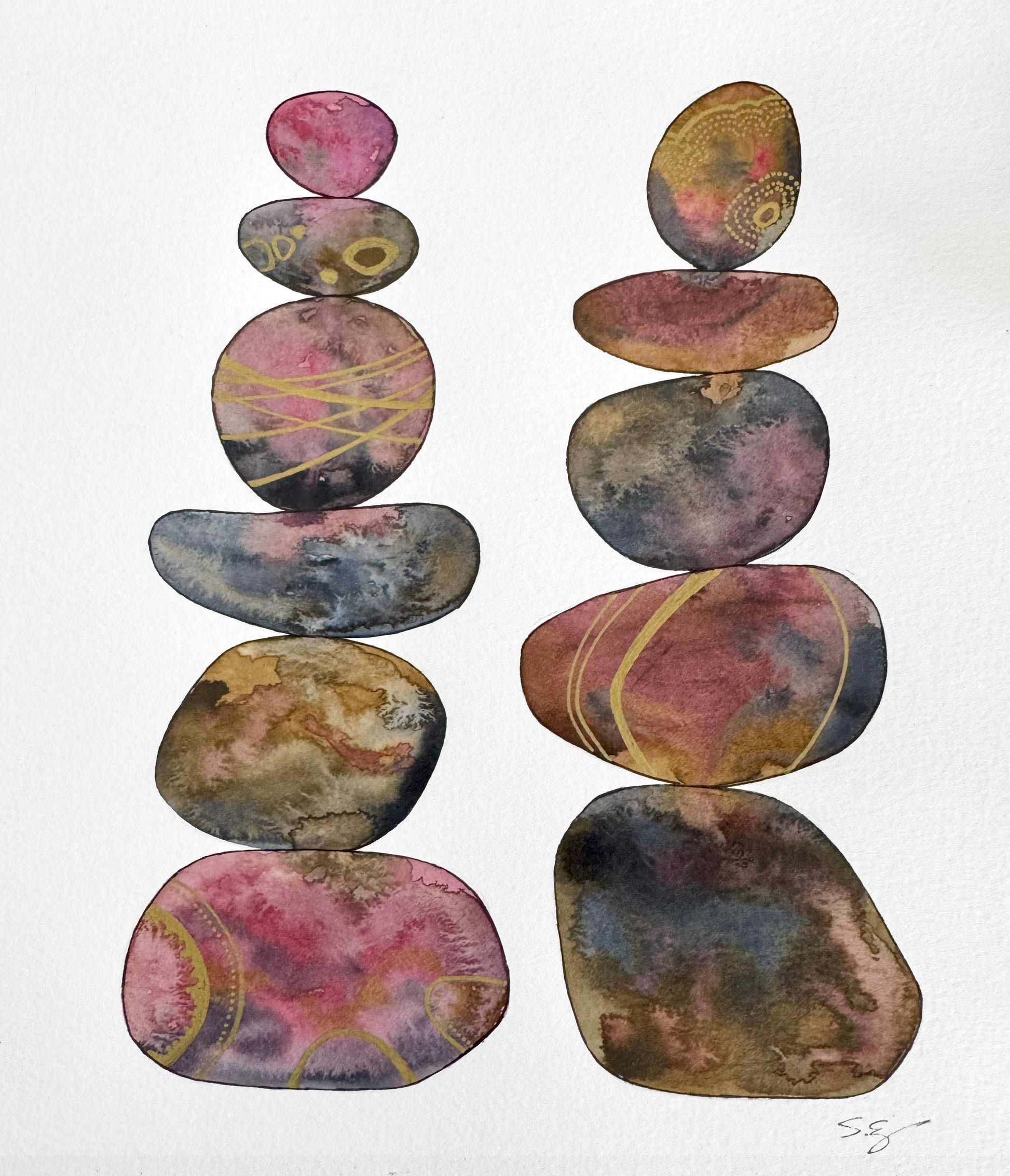 Original watercolour by Sue Swartzenburg