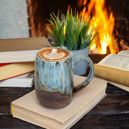 Handmade pottery mug