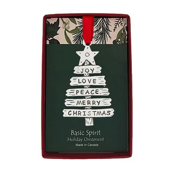 Pewter Christmas ornament