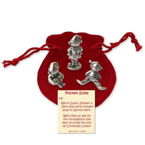 Mini pewter elves