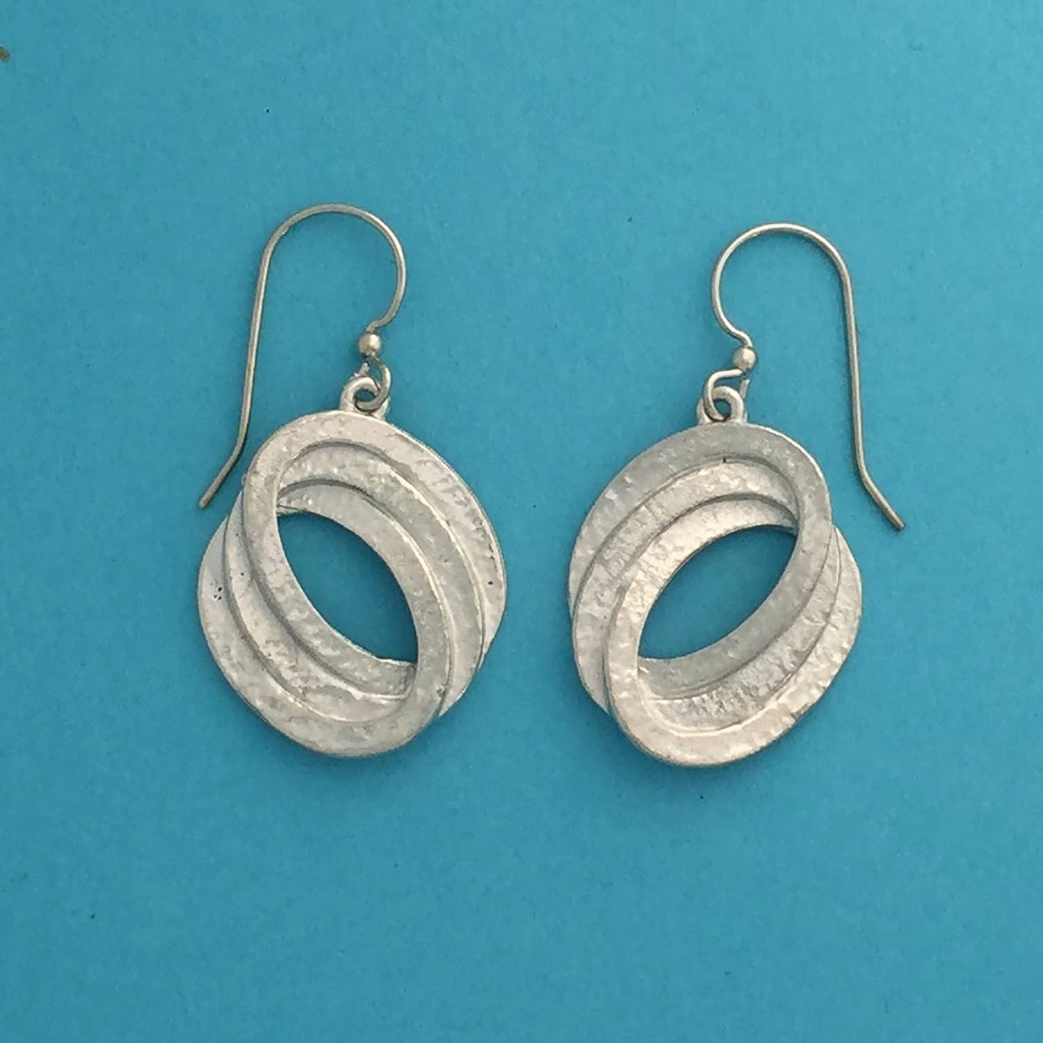 Pewter earrings