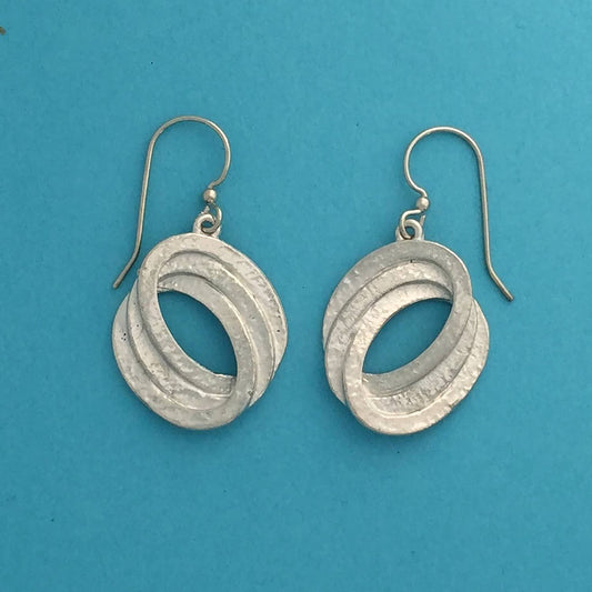 Pewter earrings