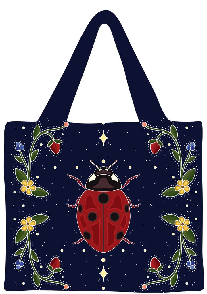 Ladybug Reusable Bag - Artist Marissa Indoe