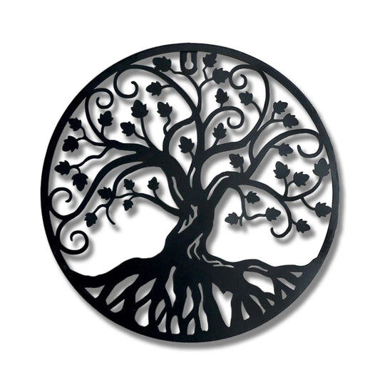 Metal tree of life wall decor