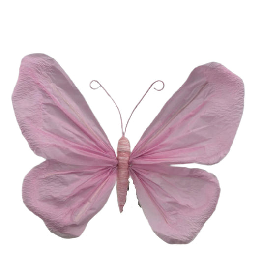 Pink decorative paper butterfly