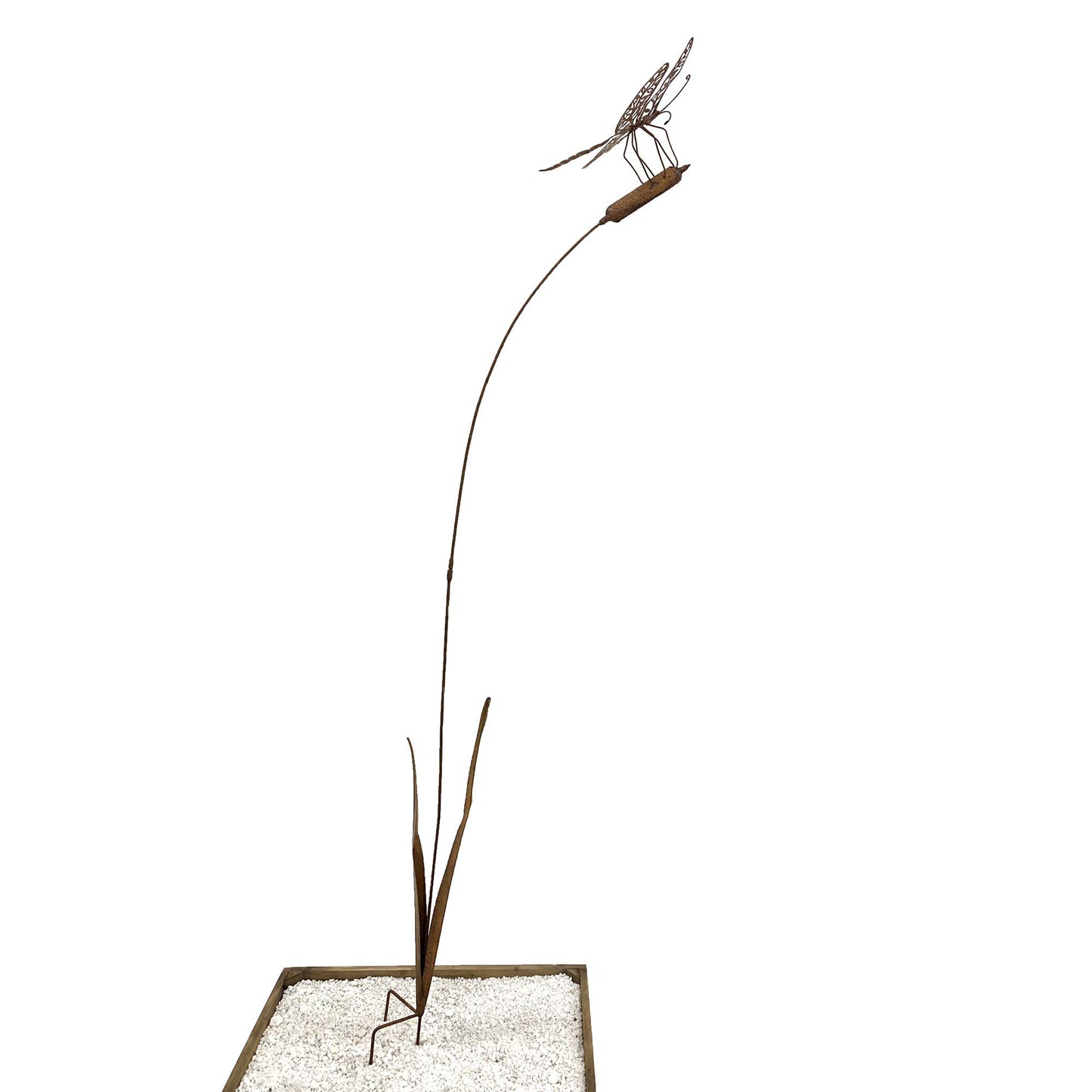 Dragonfly garden stake