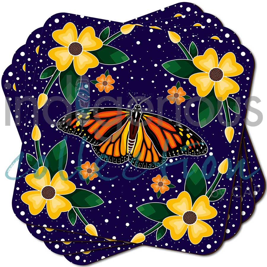 Indigenous artist coasters