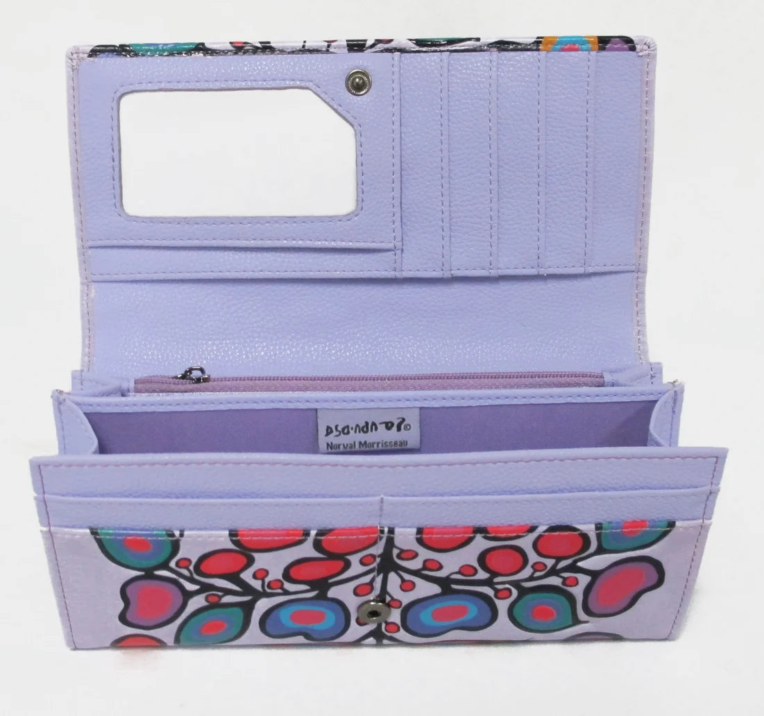 Norval Morrisseau Woodland Floral Wallet