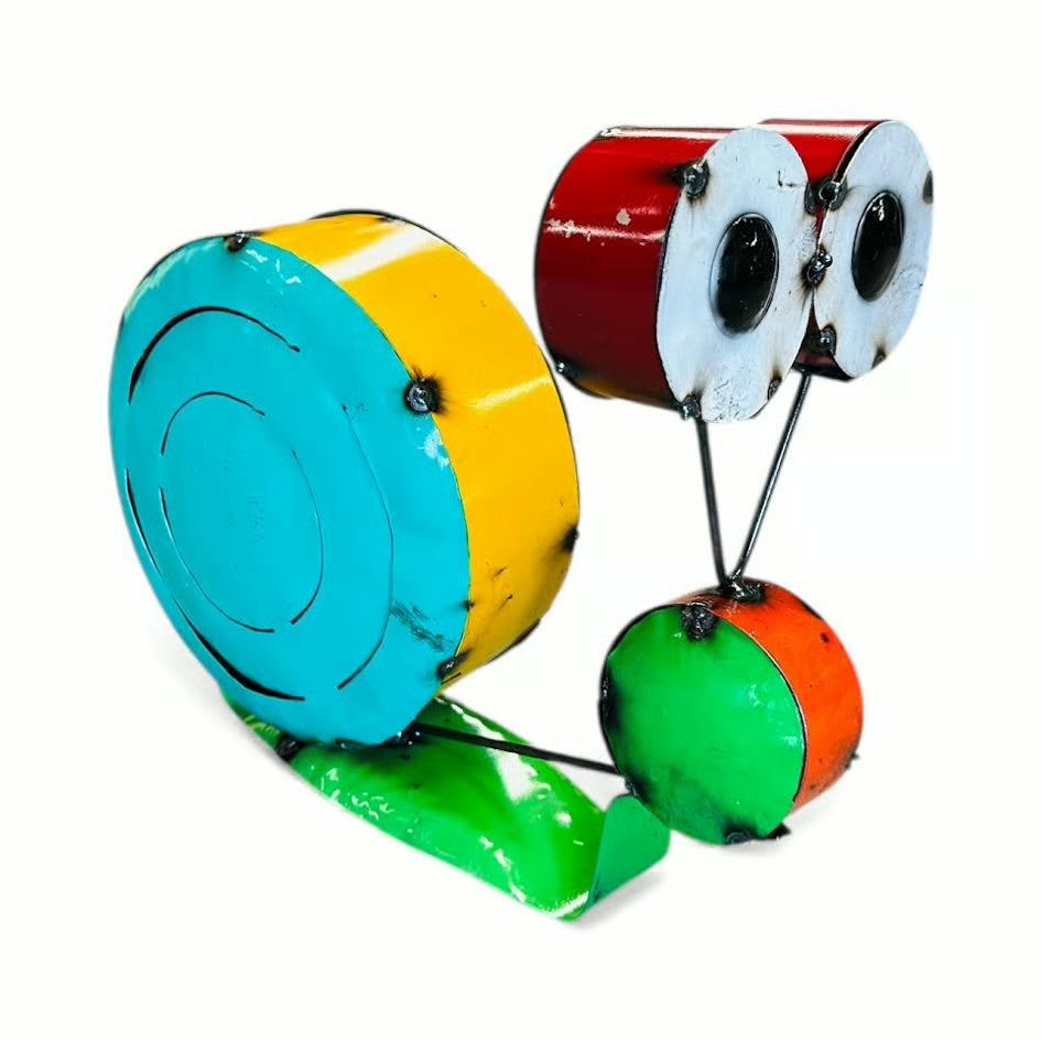 Colourful Snail - Made in Mexico From Recycled Metal