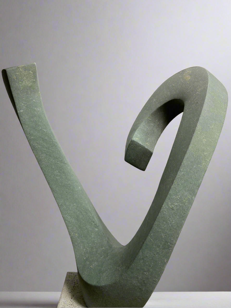 The Silent Soar - Zimbabwe Stone Sculpture - African Art