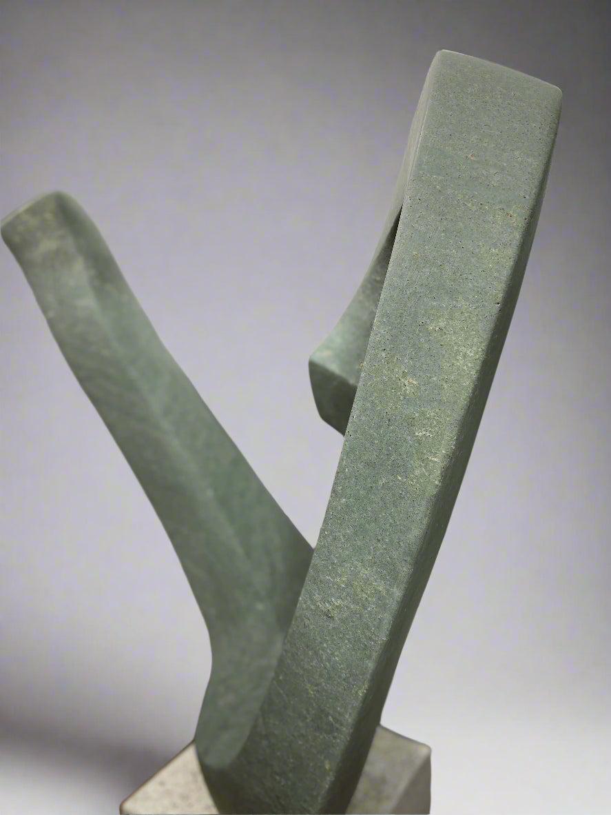 The Silent Soar - Zimbabwe Stone Sculpture - African Art