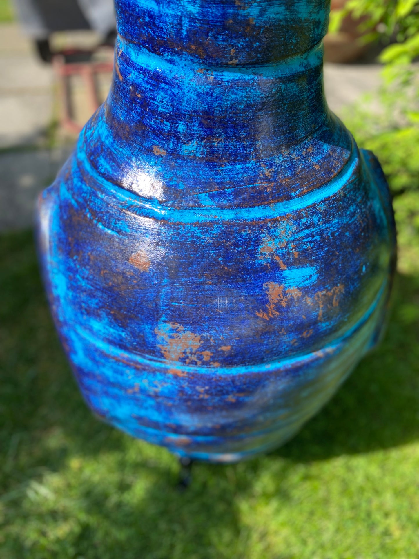 Chiminea Large — Made in Mexico #23 close up