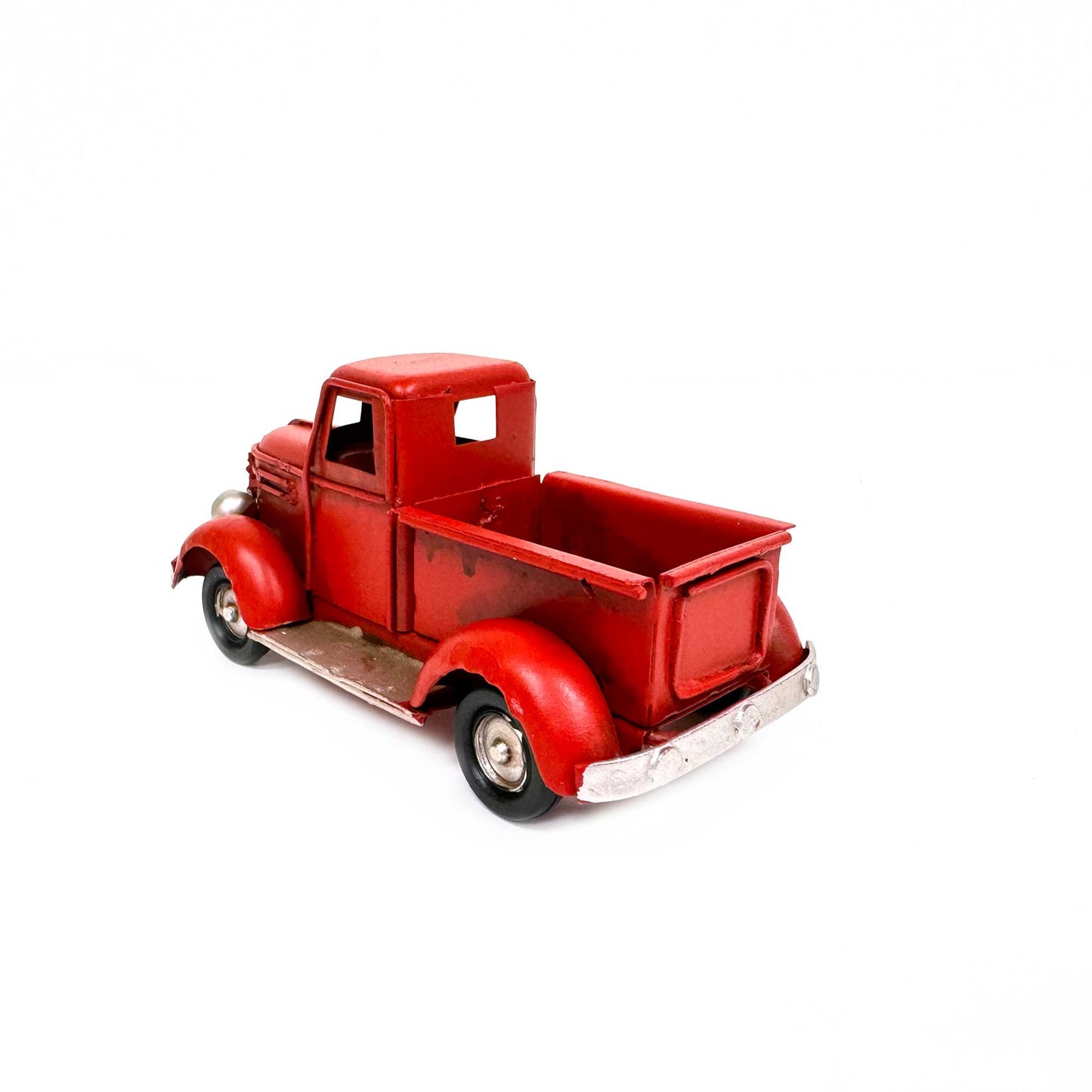 red toy pickup truck