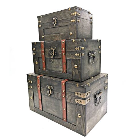 wooden storage chest