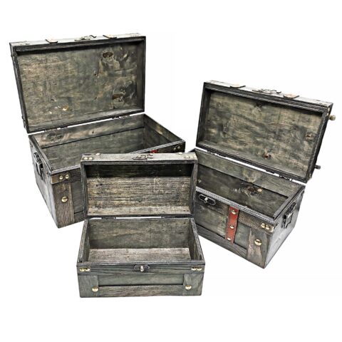 wooden storage chest