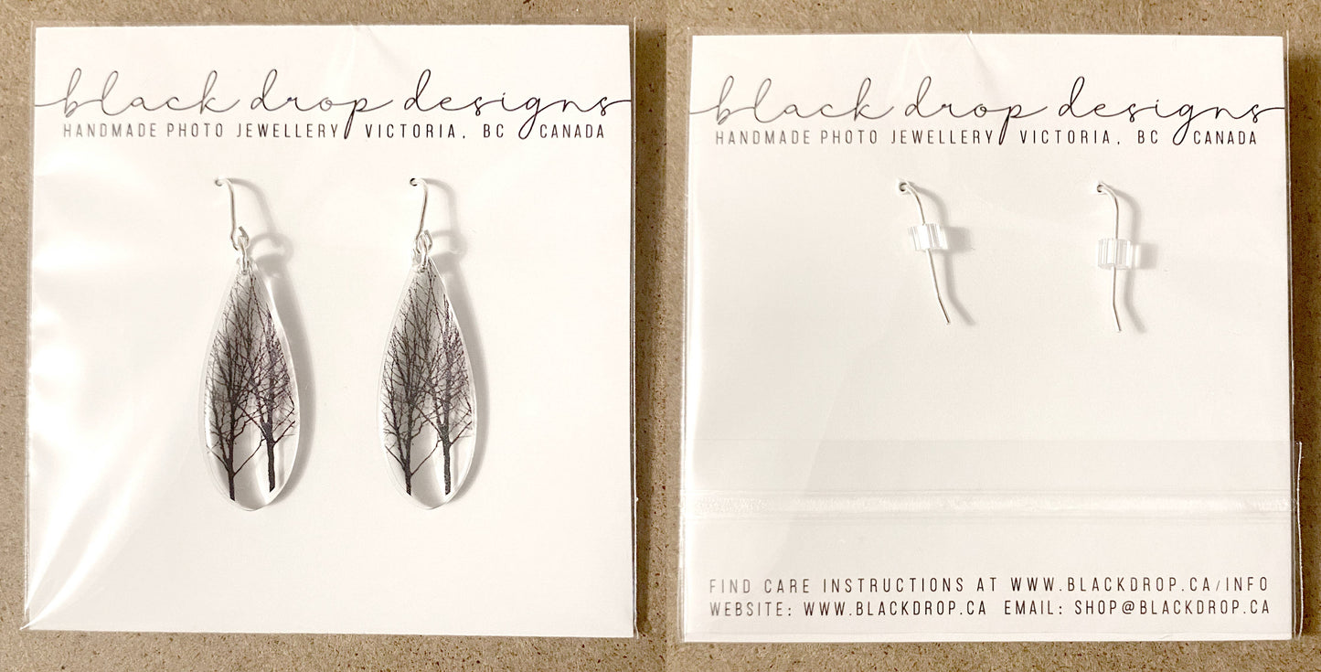 Round Tree Earrings