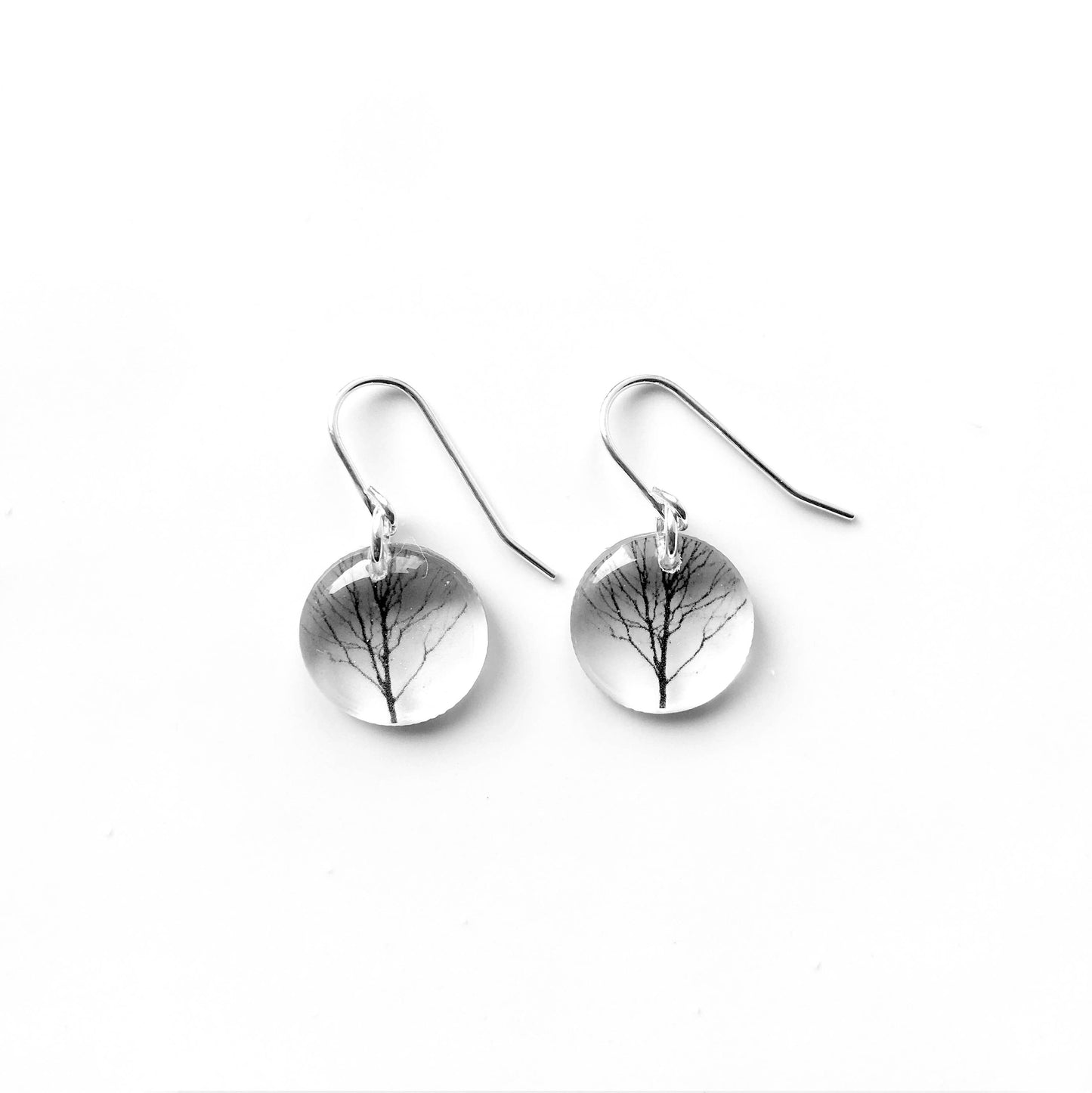 Round Tree Earrings