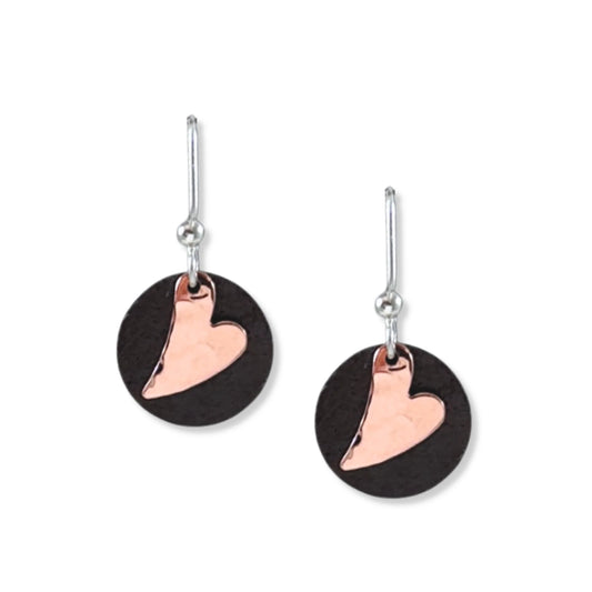 Old Tin Roof Tillie's Heart Earrings