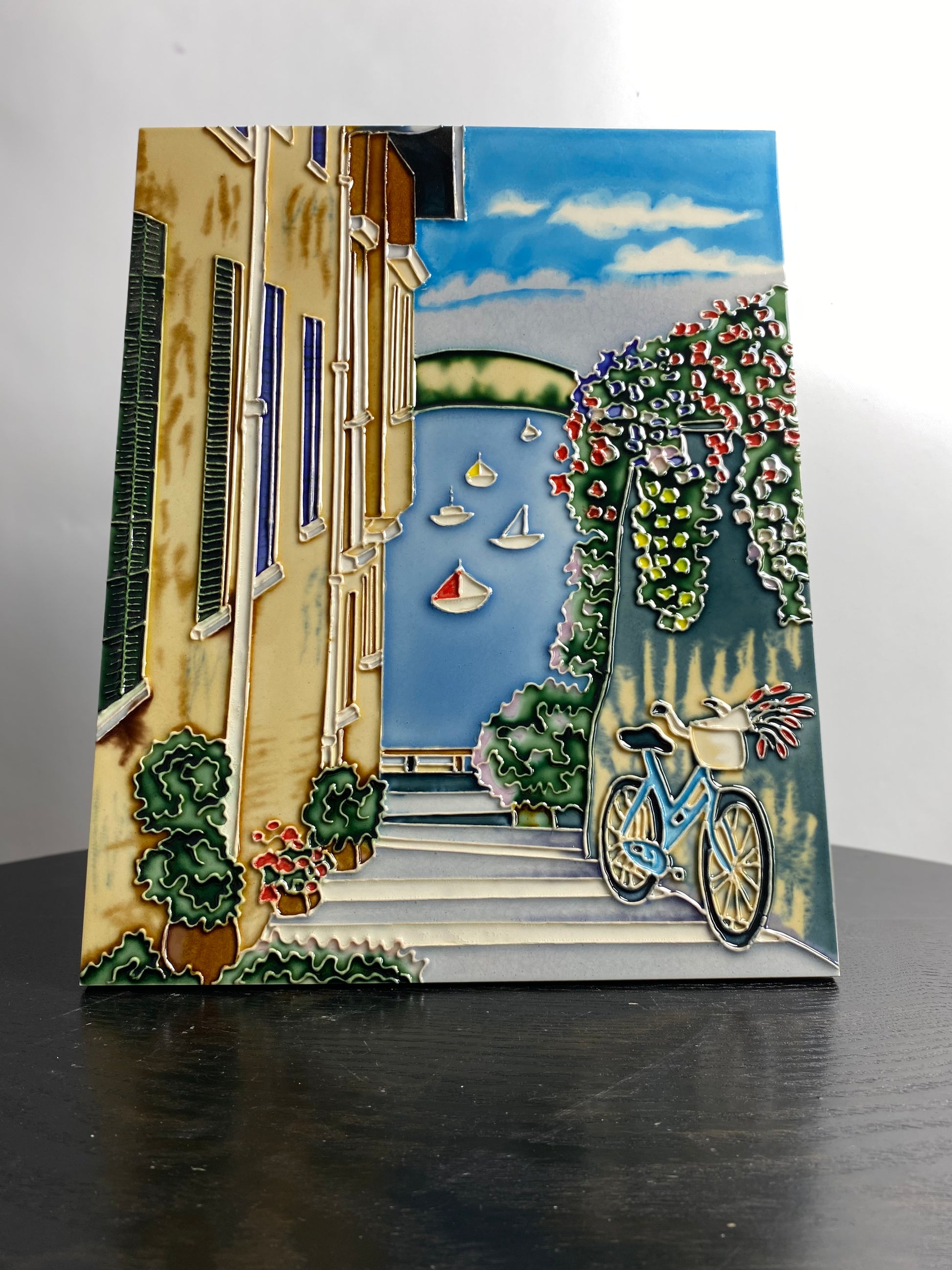 Ceramic art tile