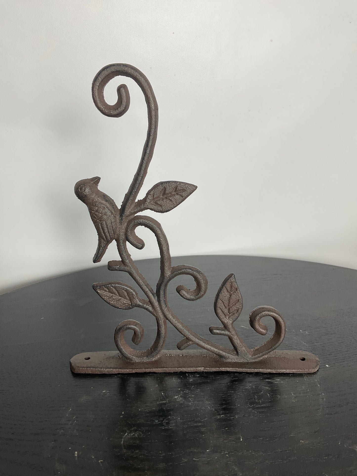 Bird and Twig Bracket - Rustic Brown