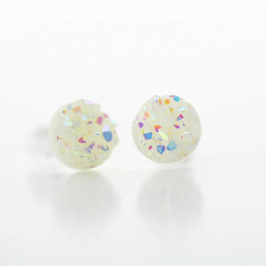 Druzy Geodes Earrings - Birthday Cake
