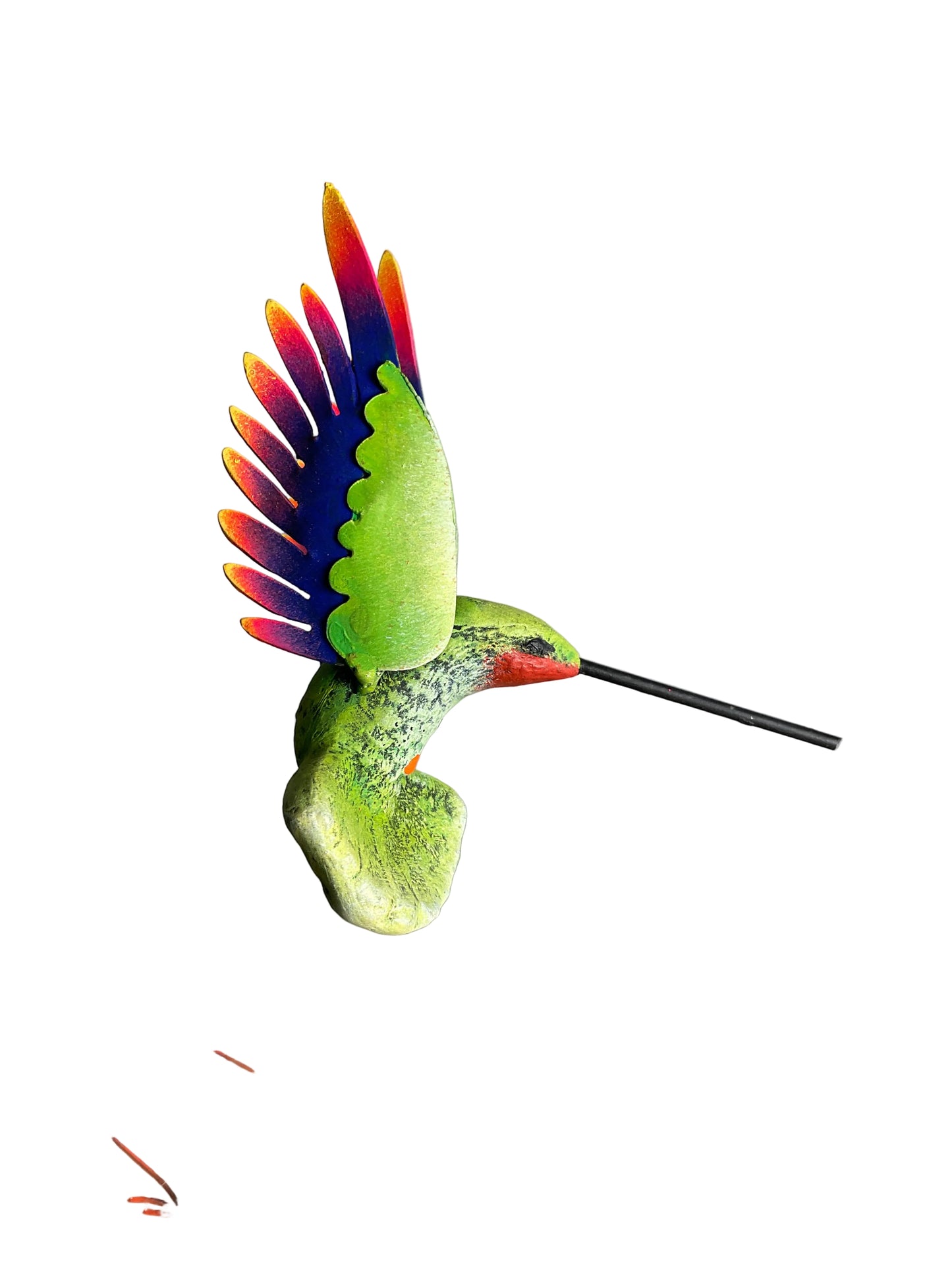 Resin hummingbird made in Mexico