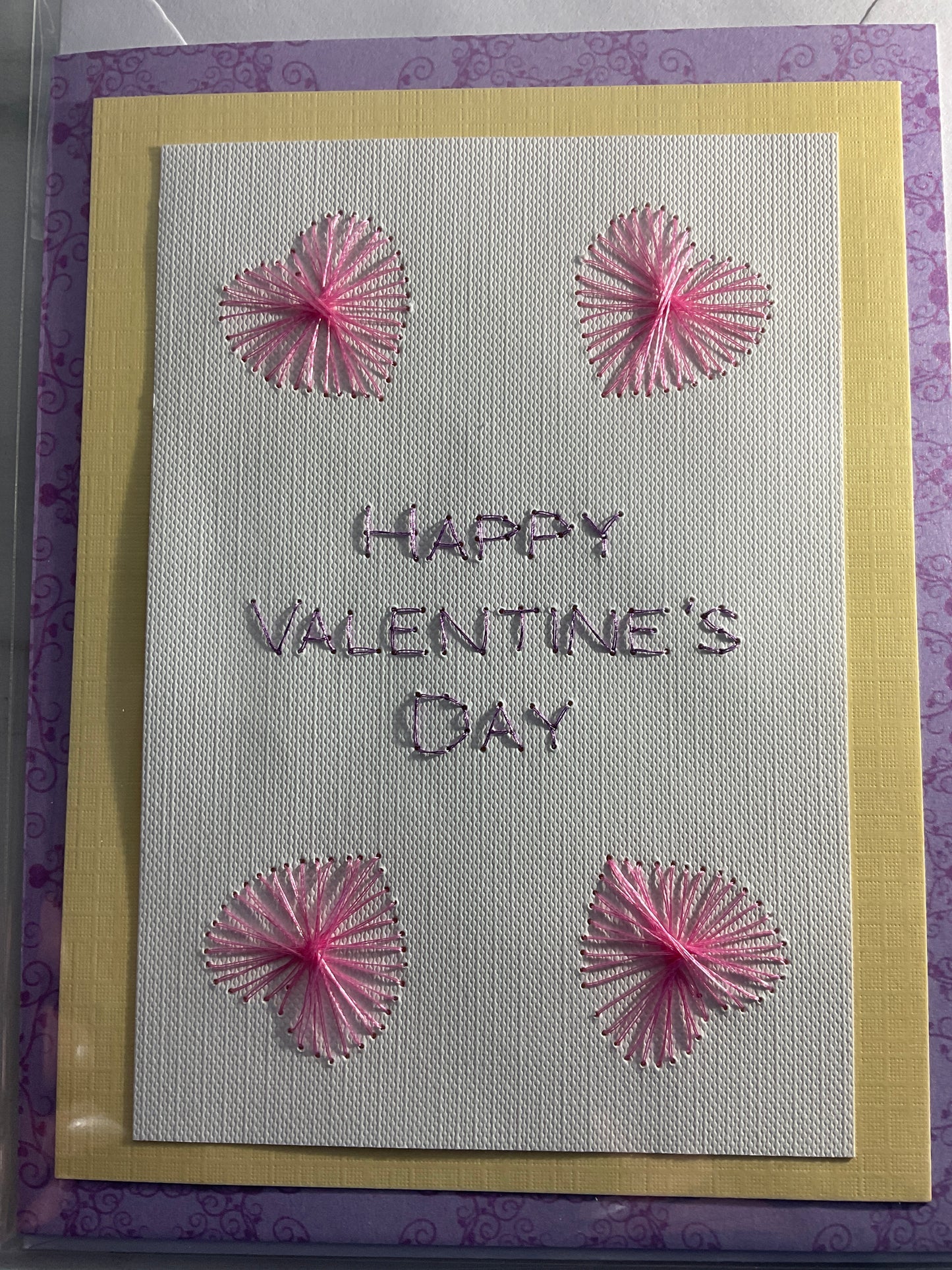 Hand Stitched Greeting Card 5x7