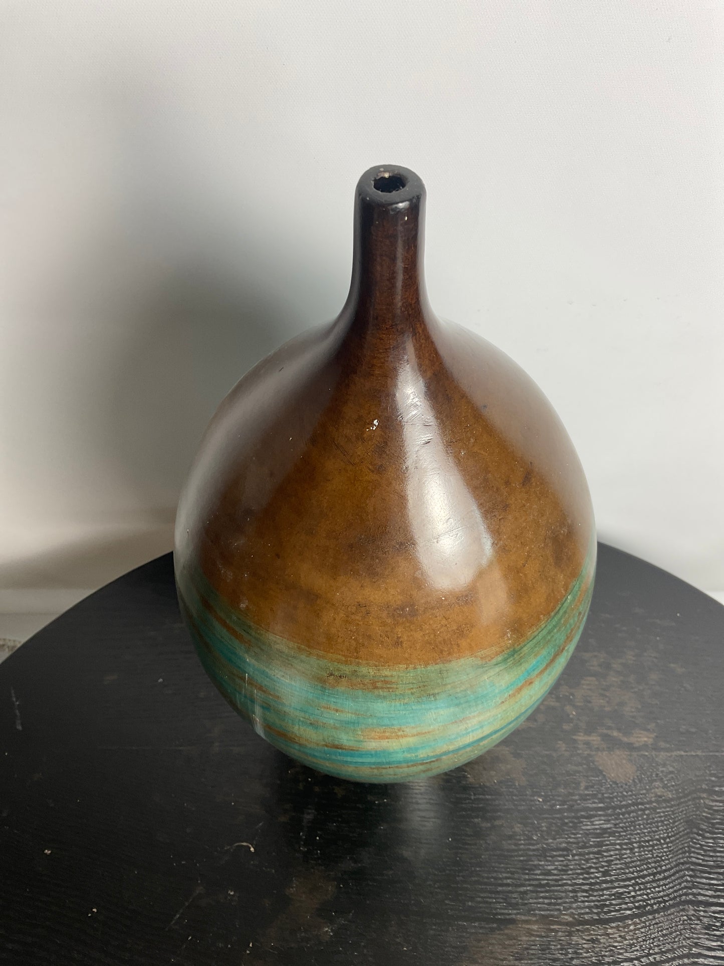 Clay vase made in Mexico
