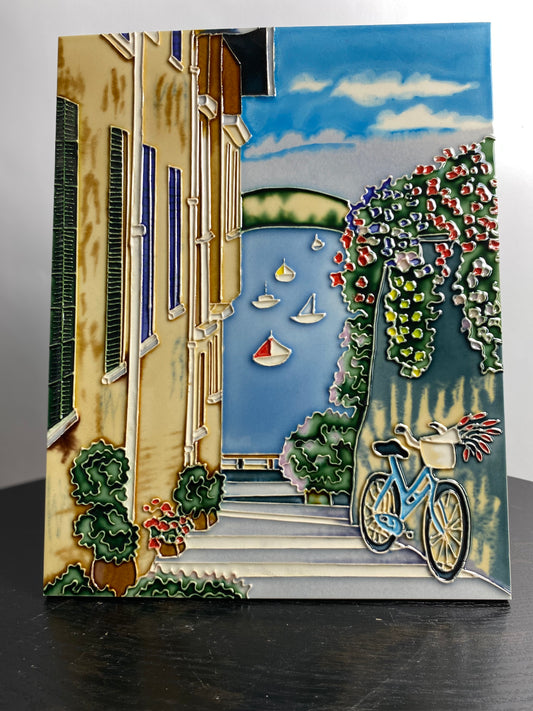 Ceramic art tile