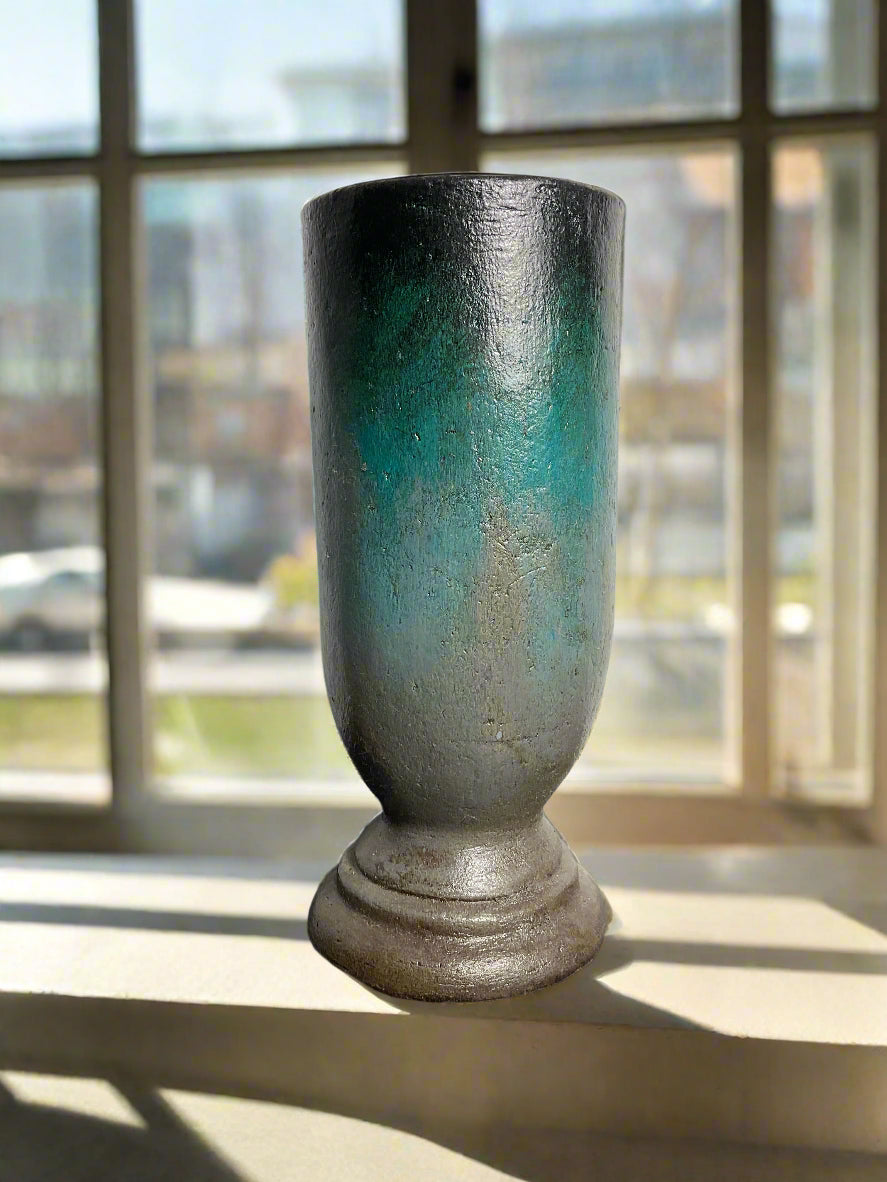 Clay vase made in Mexico