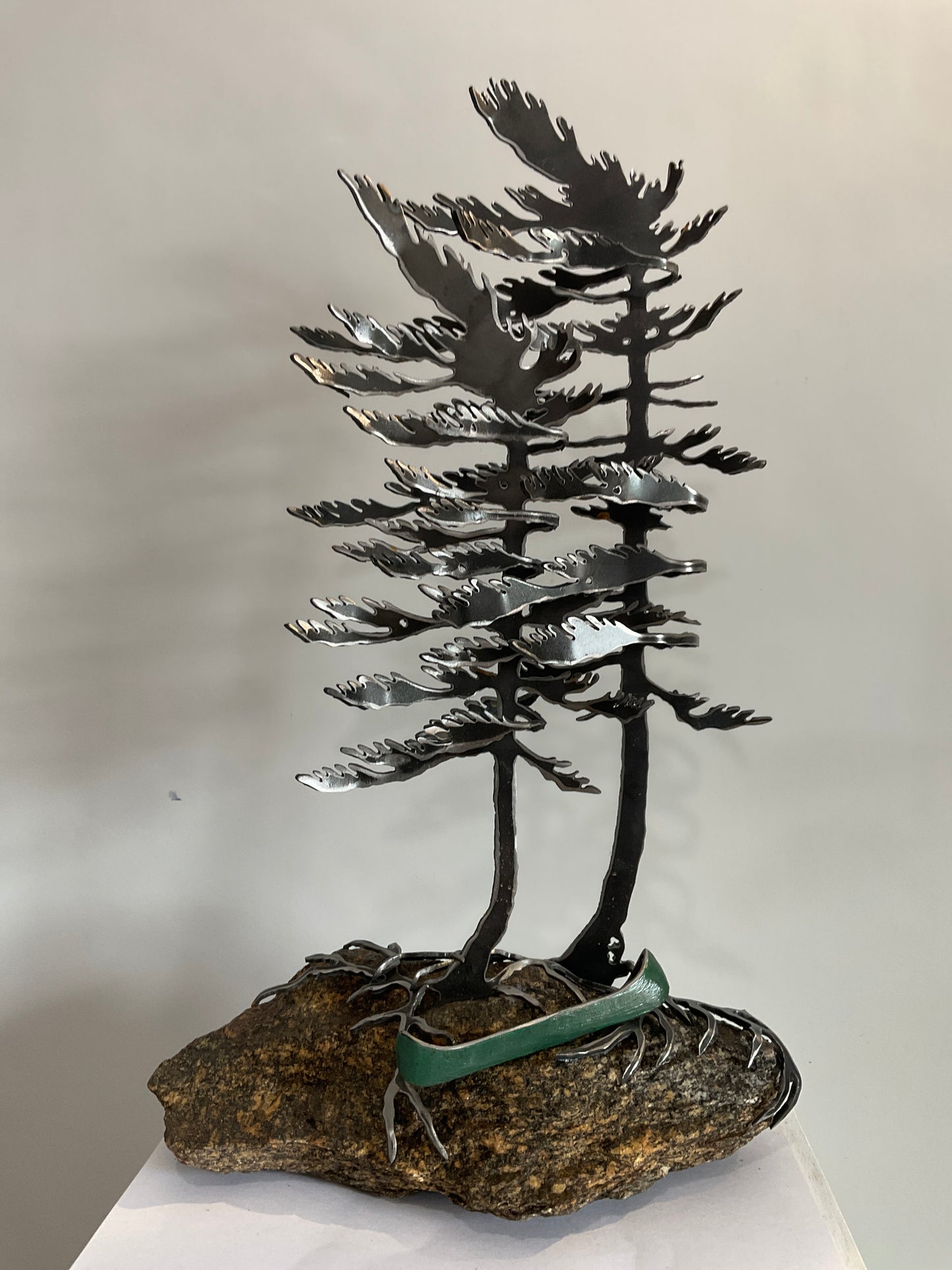 Windswept Trees with Canoe XXI