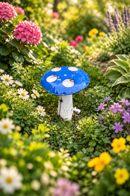 Metal mushroom made in Mexico